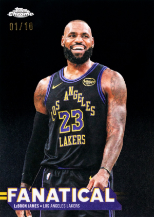 2025-26 Topps Chrome Update Series Basketball Fanatical LeBron James MOCK UP 2025-26 Topps Chrome Update Series Basketball Fanatical LeBron James MOCK UP