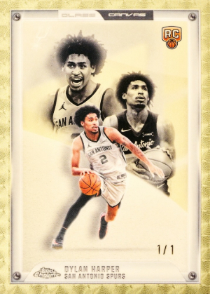 2025-26 Topps Chrome Update Series Basketball Glass Canvas SuperFractor Dylan Harper MOCK UP 2025-26 Topps Chrome Update Series Basketball Glass Canvas SuperFractor Dylan Harper MOCK UP