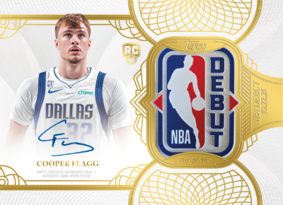 2025-26 Topps Chrome Update Series Basketball NBA Debut Patch Auto Cooper Flagg MOCK UP 2025-26 Topps Chrome Update Series Basketball NBA Debut Patch Auto Cooper Flagg MOCK UP