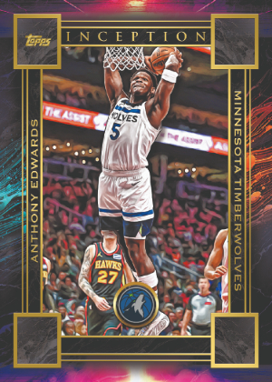 2025-26 Topps Inception Basketball Launch Anthony Edwards MOCK UP 2025-26 Topps Inception Basketball Launch Anthony Edwards MOCK UP