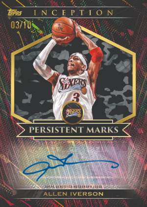 2025-26 Topps Inception Basketball Persistent Marks Allen Iverson MOCK UP 2025-26 Topps Inception Basketball Persistent Marks Allen Iverson MOCK UP
