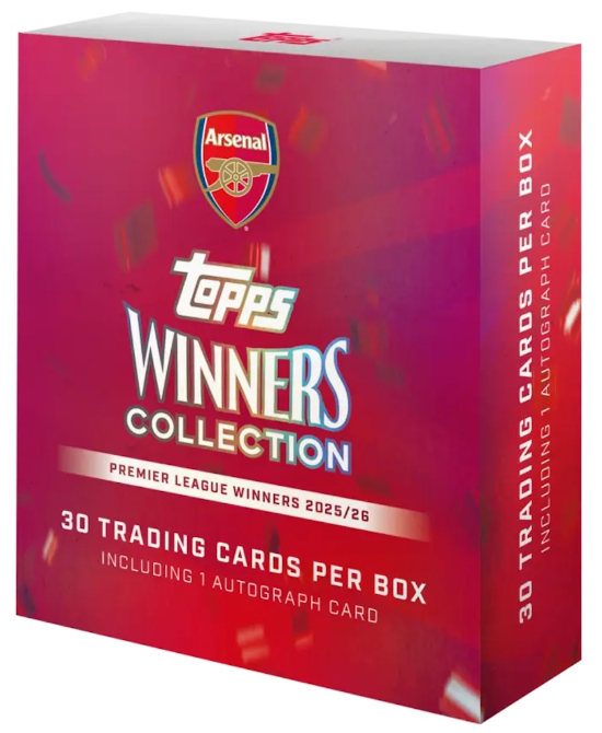 2025-26 Topps Winners Collection Arsenal Soccer
