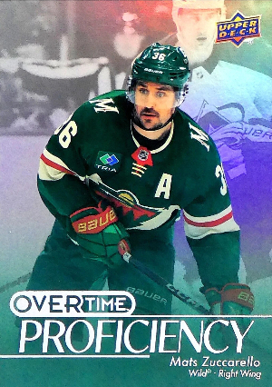 2025-26 Upper Deck Overtime Proficiency Mats Zuccarello 2025-26 Upper Deck Overtime Proficiency Mats Zuccarello