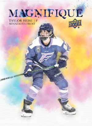 2025-26 Upper Deck PWHL Magnifique Taylor Heise MOCK UP 2025-26 Upper Deck PWHL Magnifique Taylor Heise MOCK UP