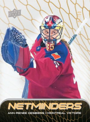 2025-26 Upper Deck PWHL Netminders Gold Ann-Renee Desbiens MOCK UP 2025-26 Upper Deck PWHL Netminders Gold Ann-Renee Desbiens MOCK UP