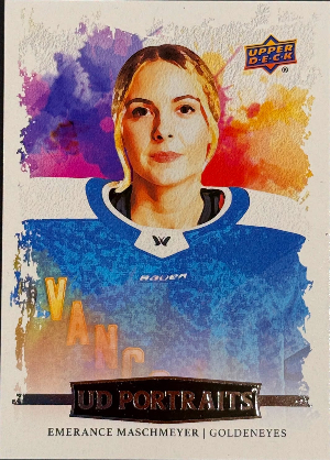 2025-26 Upper Deck PWHL UD Portraits Emerance Maschmeyer 2025-26 Upper Deck PWHL UD Portraits Emerance Maschmeyer