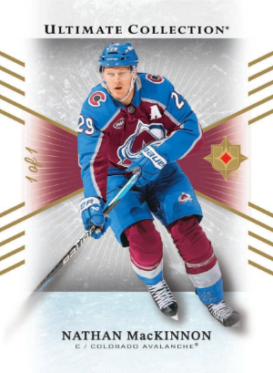 2025-26 Upper Deck Ultimate Collection Hockey Base Veterans Nathan MacKinnon MOCK UP 2025-26 Upper Deck Ultimate Collection Hockey Base Veterans Nathan MacKinnon MOCK UP