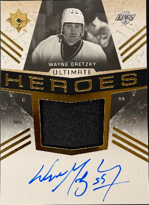 2025-26 Upper Deck Ultimate Collection Hockey Ultimate Heroes Auto Patch Wayne Gretzky 2025-26 Upper Deck Ultimate Collection Hockey Ultimate Heroes Auto Patch Wayne Gretzky