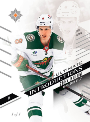 2025-26 Upper Deck Ultimate Collection Hockey Ultimate Introductions Zeev Buium MOCK UP 2025-26 Upper Deck Ultimate Collection Hockey Ultimate Introductions Zeev Buium MOCK UP