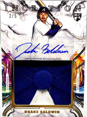2025 Topps Inception Baseball Inception Auto Jumbo Relic Hat Drake Baldwin 2025 Topps Inception Baseball Inception Auto Jumbo Relic Hat Drake Baldwin