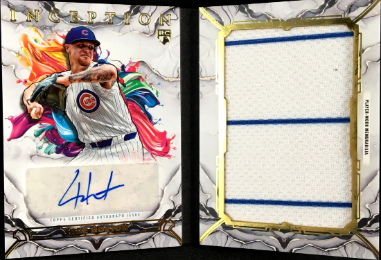 2025 Topps Inception Baseball Inception Auto Relic Book Cade Horton 2025 Topps Inception Baseball Inception Auto Relic Book Cade Horton
