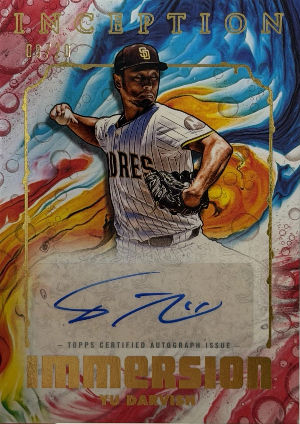 2025 Topps Inception Baseball Inception Immersion Auto Yu Davirsh 2025 Topps Inception Baseball Inception Immersion Auto Yu Davirsh