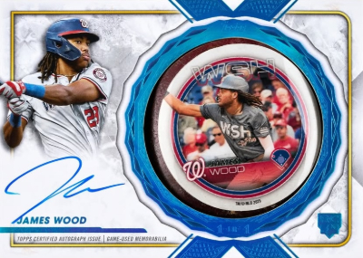 2025 Topps Inception Baseball MLB Bat Knob Auto James Wood MOCK UP 2025 Topps Inception Baseball MLB Bat Knob Auto James Wood MOCK UP