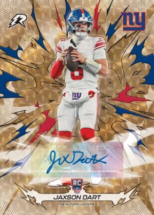 2025 Topps Resurgence Football Base Rookie Signatures SuperFractor Jaxson Dart MOCK UP 2025 Topps Resurgence Football Base Rookie Signatures SuperFractor Jaxson Dart MOCK UP