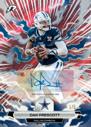 2025 Topps Resurgence Football Base Signatures Red Static Dak Prescott MOCK UP 2025 Topps Resurgence Football Base Signatures Red Static Dak Prescott MOCK UP