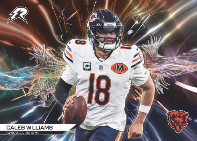 2025 Topps Resurgence Football Wired Caleb Williams MOCK UP 2025 Topps Resurgence Football Wired Caleb Williams MOCK UP