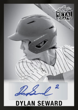 2026 Leaf Metal Draft Baseball 1960 Leaf Auto Dylan Seward MOCK UP