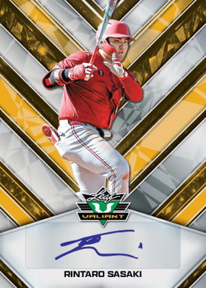 2026 Leaf Metal Draft Baseball Valiant Auto Rintaro Sasaki MOCK UP