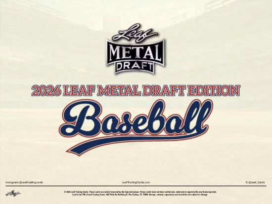 2026 Leaf Metal Draft Baseball