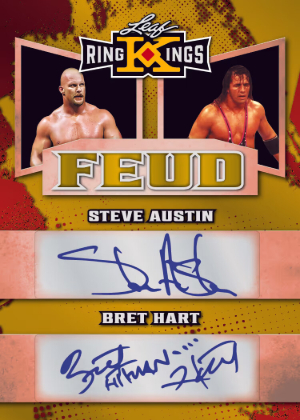 2026 Leaf Metal Ring Kings Feud Dual Auto Steve Austin, Bret Hart MOCK UP 2026 Leaf Metal Ring Kings Feud Dual Auto Steve Austin, Bret Hart MOCK UP
