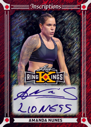 2026 Leaf Metal Ring Kings Inscriptions Auto Amanda Nunes MOCK UP 2026 Leaf Metal Ring Kings Inscriptions Auto Amanda Nunes MOCK UP