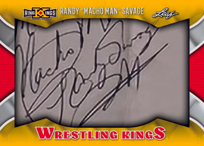 2026 Leaf Metal Ring Kings Wrestling Kings Auto Macho Man Randy Savage MOCK UP 2026 Leaf Metal Ring Kings Wrestling Kings Auto Macho Man Randy Savage MOCK UP