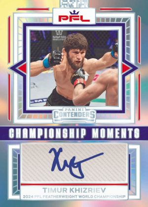 2026 Panini Contenders PFL Championship Moments Signatures Timur Khizriev MOCK UP