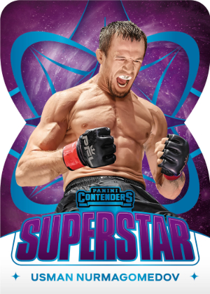 2026 Panini Contenders PFL Superstra Die-Cuts Usman Nurmagomedov MOCK UP