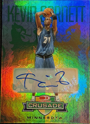 2026 Panini Decades 90s Pop Culture Multi-Sport Crusade Auto Kevin Garnett 2026 Panini Decades 90s Pop Culture Multi-Sport Crusade Auto Kevin Garnett