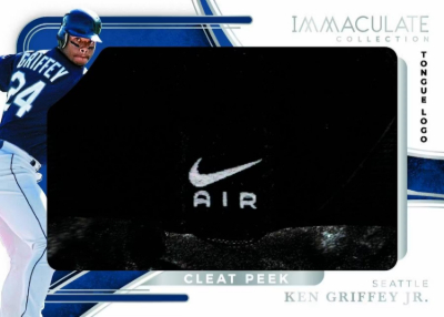 2026 Panini Immaculate Collection Baseball Cleat Peek Ken Griffey Jr MOCK UP 2026 Panini Immaculate Collection Baseball Cleat Peek Ken Griffey Jr MOCK UP