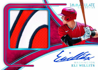 2026 Panini Immaculate Collection Baseball Immaculate Premium Memorabilia Signatures Eli Willits MOCK UP 2026 Panini Immaculate Collection Baseball Immaculate Premium Memorabilia Signatures Eli Willits MOCK UP