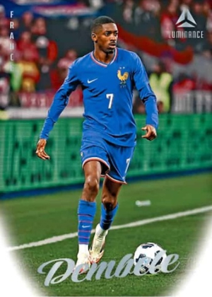 2026 Panini Luminance France Soccer Base Vertical Ousmane Dembele MOCK UP