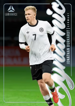 2026 Panini Luminance Germany Soccer Dynamic Jonathan Burkardt MOCK UP