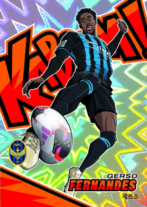 2026 Panini Revolution K League Soccer Kaboom Gerso Fernandes MOCK UP