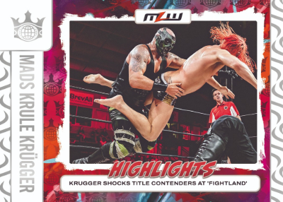 2026 Panini Ring Royalty MLW Wrestling Base MLW Highlights Mads Krule Krugger MOCK UP 2026 Panini Ring Royalty MLW Wrestling Base MLW Highlights Mads Krule Krugger MOCK UP