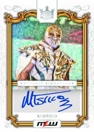 2026 Panini Ring Royalty MLW Wrestling Portrait Signatures Mistico MOCK UP 2026 Panini Ring Royalty MLW Wrestling Portrait Signatures Mistico MOCK UP