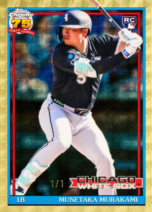 2026 Topps Chrome Baseball 1991 Topps Baseball SuperFractor Munetaka Murakami MOCK UP 2026 Topps Chrome Baseball 1991 Topps Baseball SuperFractor Munetaka Murakami MOCK UP
