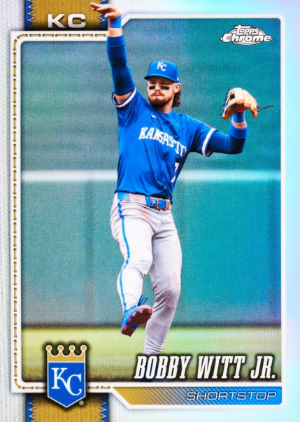 2026 Topps Chrome Baseball Base Image Variation Bobby Witt Jr MOCK UP 2026 Topps Chrome Baseball Base Image Variation Bobby Witt Jr MOCK UP