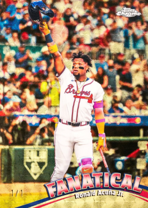 2026 Topps Chrome Baseball Fanatical SuperFractor Ronald Acuna Jr MOCK UP 2026 Topps Chrome Baseball Fanatical SuperFractor Ronald Acuna Jr MOCK UP