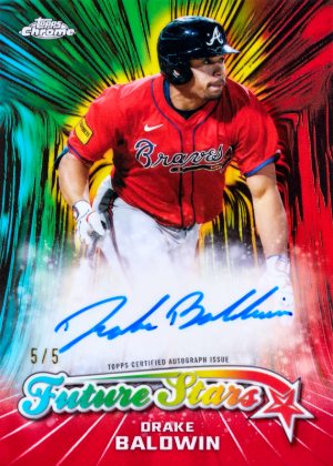 2026 Topps Chrome Baseball Future Stars Auto Drake Baldwin MOCK UP 2026 Topps Chrome Baseball Future Stars Auto Drake Baldwin MOCK UP