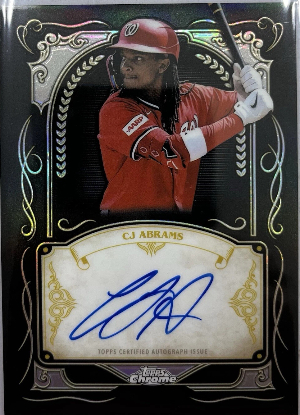 2026 Topps Chrome Baseball Ink Strokes CJ Abrams 2026 Topps Chrome Baseball Ink Strokes CJ Abrams