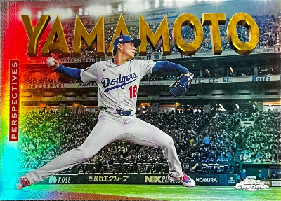 2026 Topps Chrome Baseball Perspectives Yoshinobu Yamamoto 2026 Topps Chrome Baseball Perspectives Yoshinobu Yamamoto