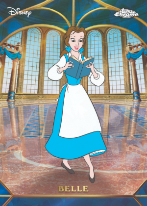 2026 Topps Chrome Sapphire Disney Beauty and the Beast 35th Anniversary Sapphire Belle MOCK UP 2026 Topps Chrome Sapphire Disney Beauty and the Beast 35th Anniversary Sapphire Belle MOCK UP