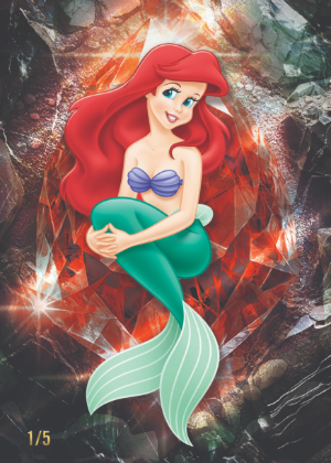 2026 Topps Chrome Sapphire Disney Hidden Gems Ariel MOCK UP 2026 Topps Chrome Sapphire Disney Hidden Gems Ariel MOCK UP