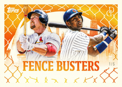 2026 Topps Dynamic Duals Baseball Fence Busters Sammy Sosa, Mark McGwire MOCK UP 2026 Topps Dynamic Duals Baseball Fence Busters Sammy Sosa, Mark McGwire MOCK UP
