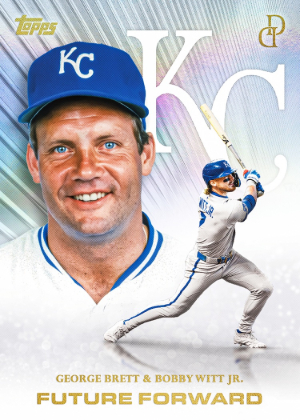 2026 Topps Dynamic Duals Baseball Future Forward George Brett, Bobby Witt Jr MOCK UP 2026 Topps Dynamic Duals Baseball Future Forward George Brett, Bobby Witt Jr MOCK UP