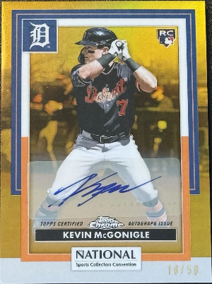 2026 Topps NSCC Chrome MLB Veterans and Rookies NSCC Gold Refractor Auto Kevin McGonigle 2026 Topps NSCC Chrome MLB Veterans and Rookies NSCC Gold Refractor Auto Kevin McGonigle