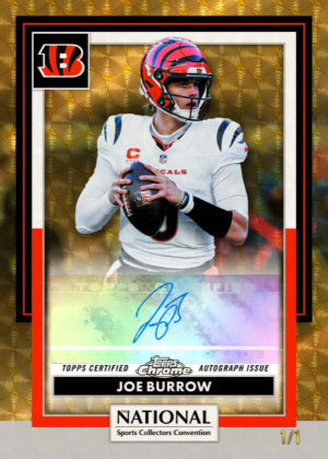 2026 Topps NSCC Chrome NFL NSCC SuperFractor Auto Joe Burrow MOCK UP 2026 Topps NSCC Chrome NFL NSCC SuperFractor Auto Joe Burrow MOCK UP