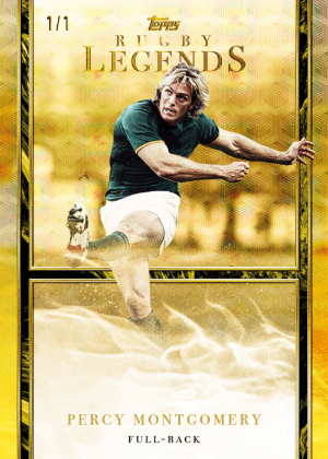 2026 Topps Rugby Legends Base Encased FoilFractor Percy Montgomery MOCK UP