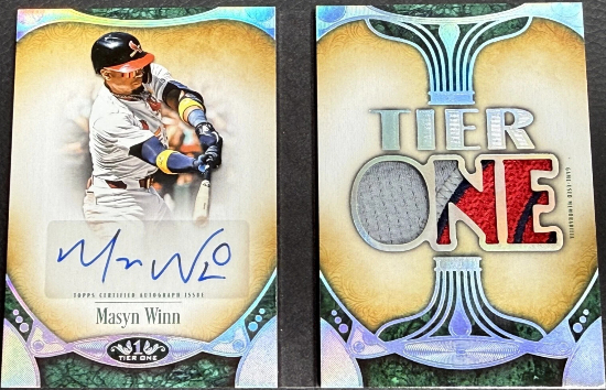 2026 Topps Tier One Baseball Auto Tier One Relics Die-Cut Book Masyn Winn